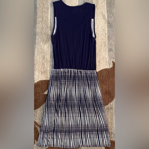 Anthropologie|Deletta Sleeveless Janie Jersey Mini Dress in Navy - Picture 7 of 7